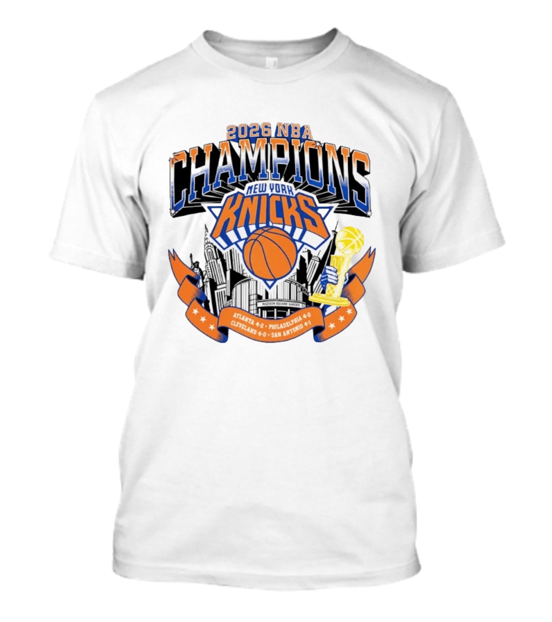 2026 NBA Champions New York Knicks Madison Square Garden T-Shirt