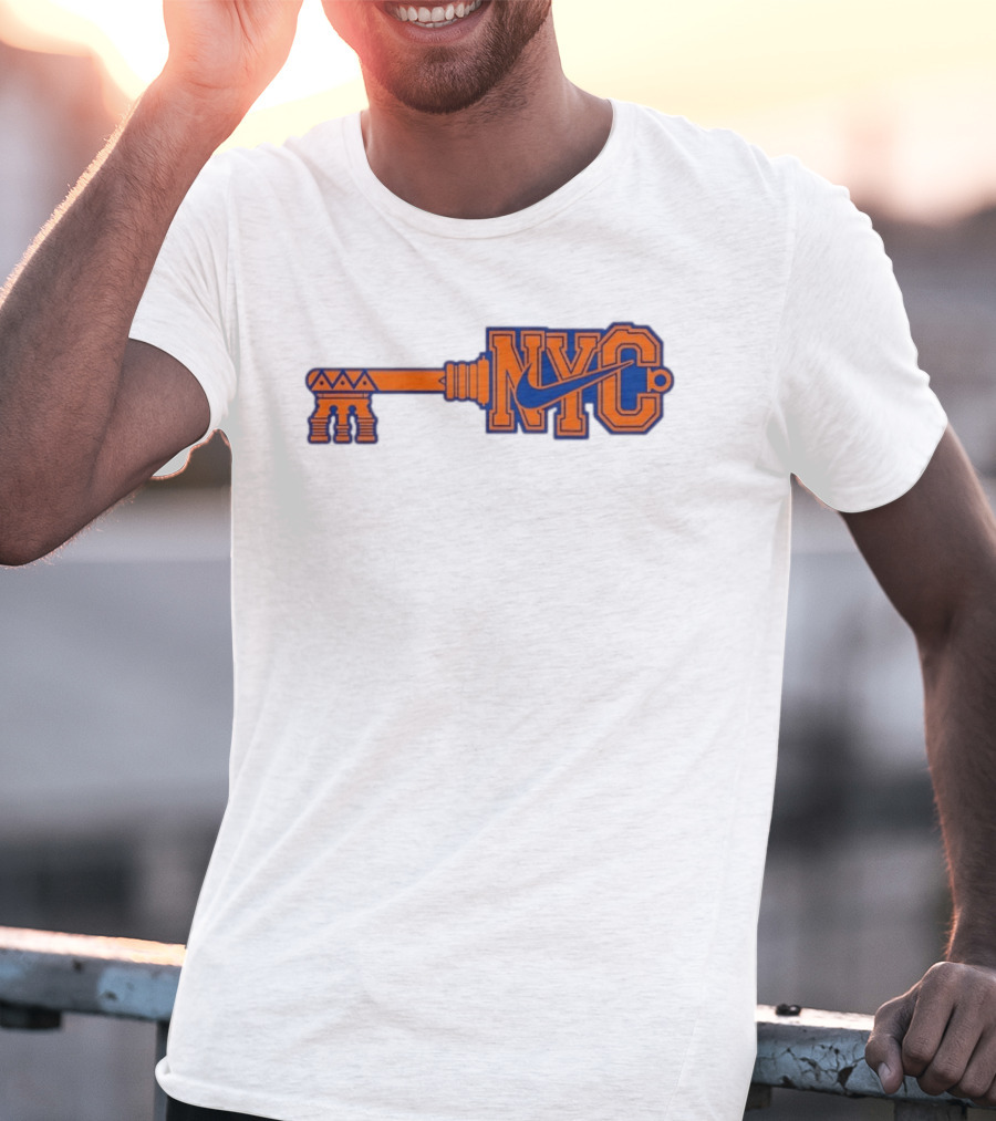 NYC Key New York Knicks Basketball Nike T-Shirt