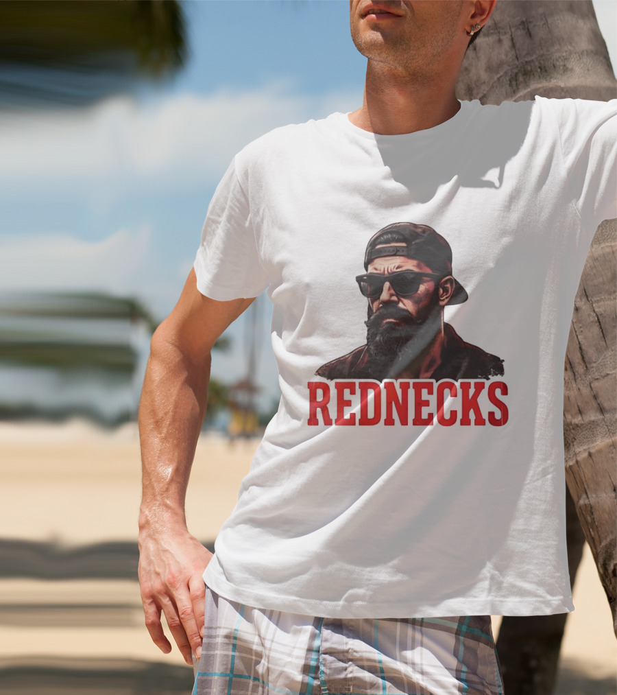 Rednecks Bearded Man Sunglasses Country Life T-Shirt
