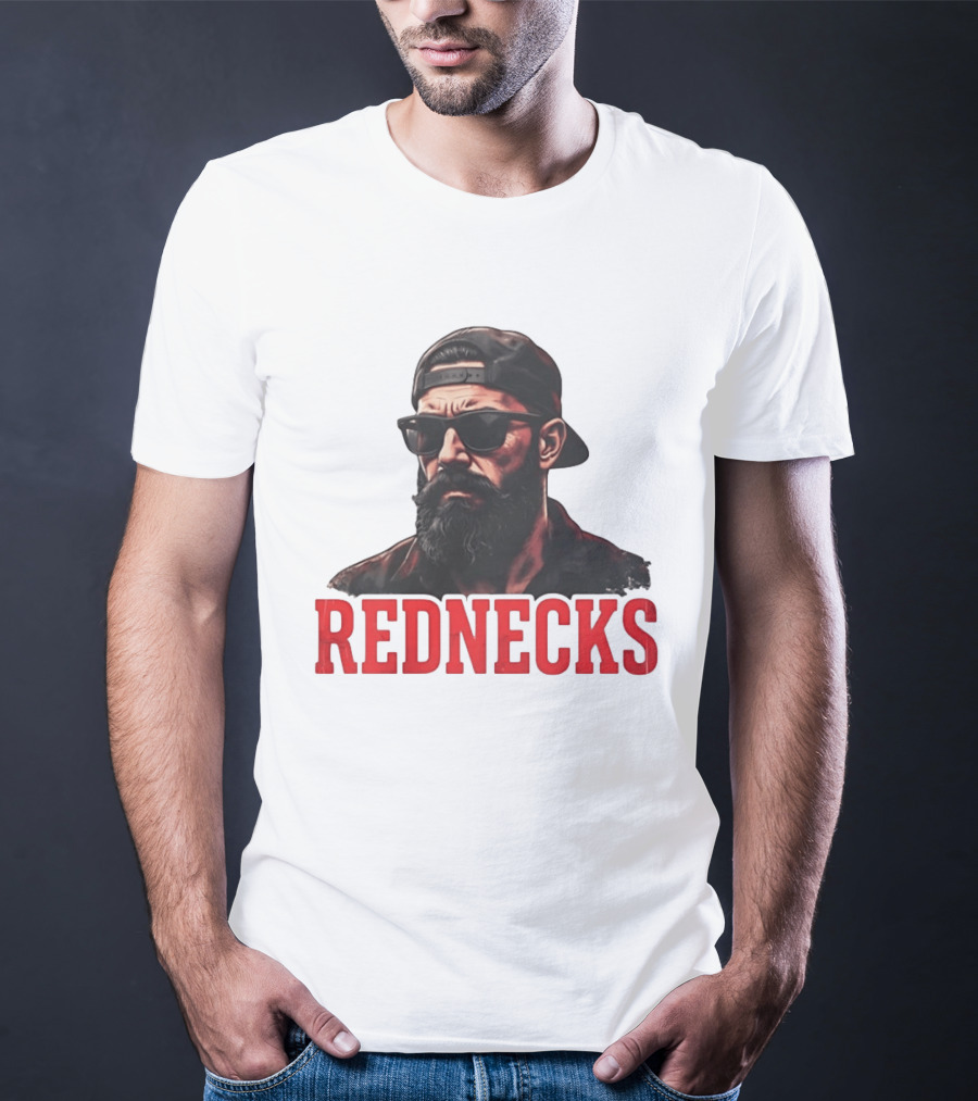 Rednecks Bearded Man Sunglasses Country Life T-Shirt