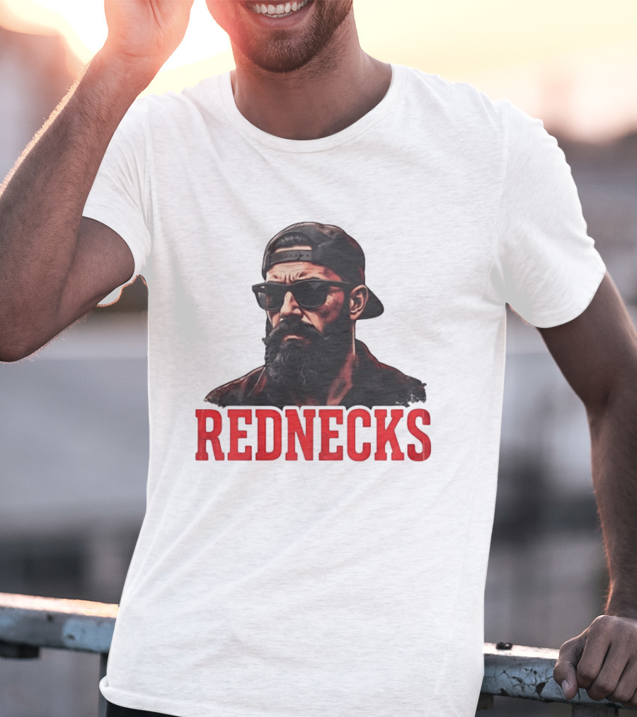 Rednecks Bearded Man Sunglasses Country Life T-Shirt