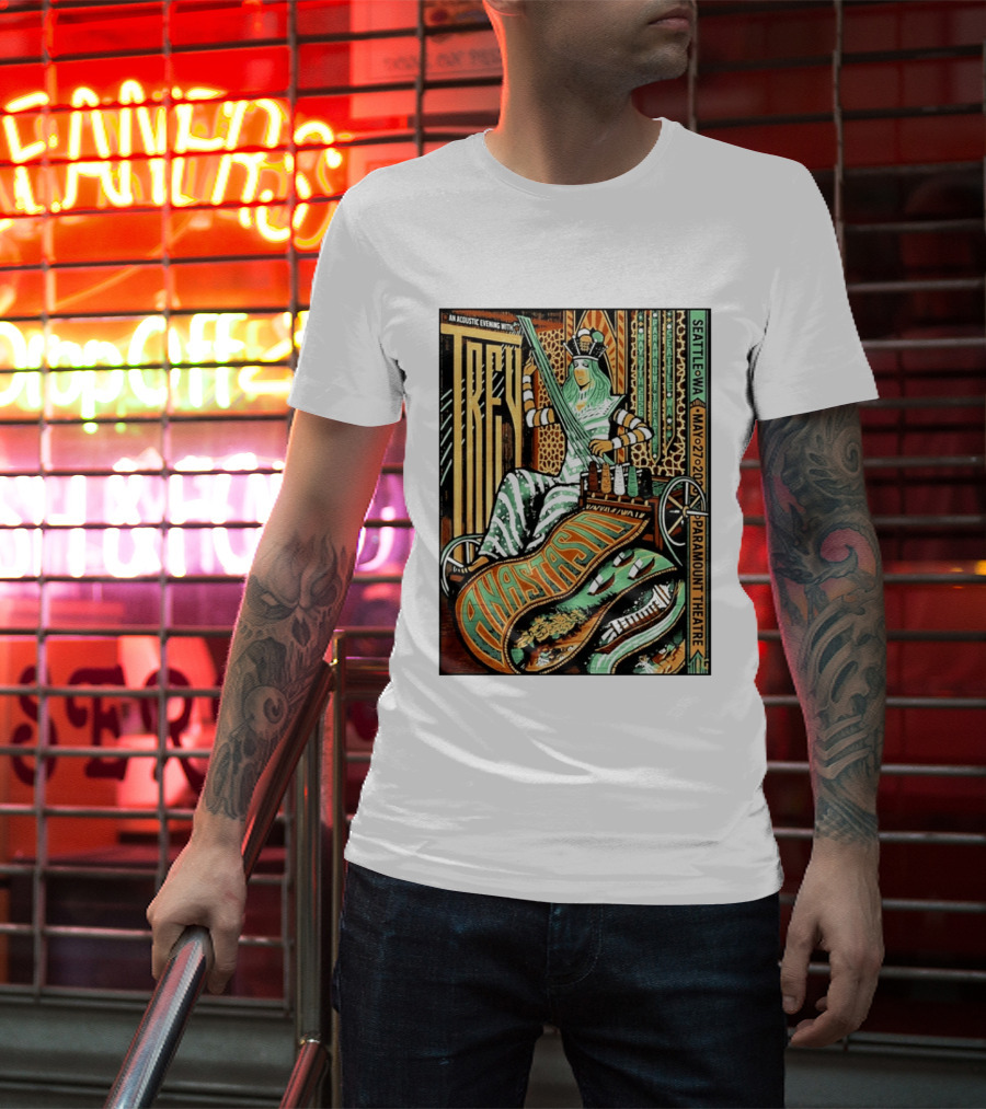 Trey Anastasio Acoustic Evening Seattle WA May 27 2026 Paramount Theatre T-Shirt