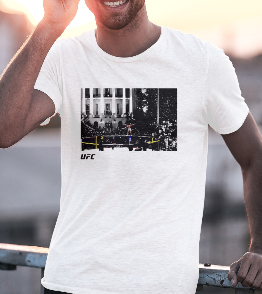 UFC Diego Lopes Freedom 250 Victory Iconic Octagon Celebration T-Shirt