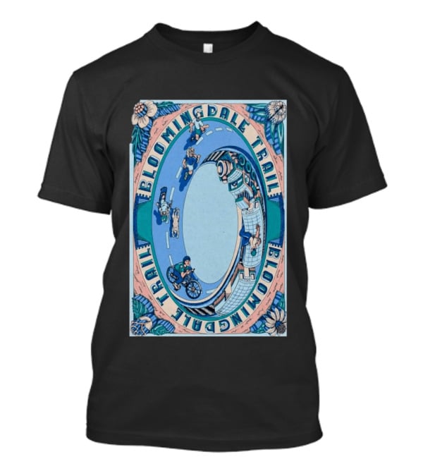 Bloomingdale Trail Scenic Pathway Bicycle Adventure Signed T-Shirt