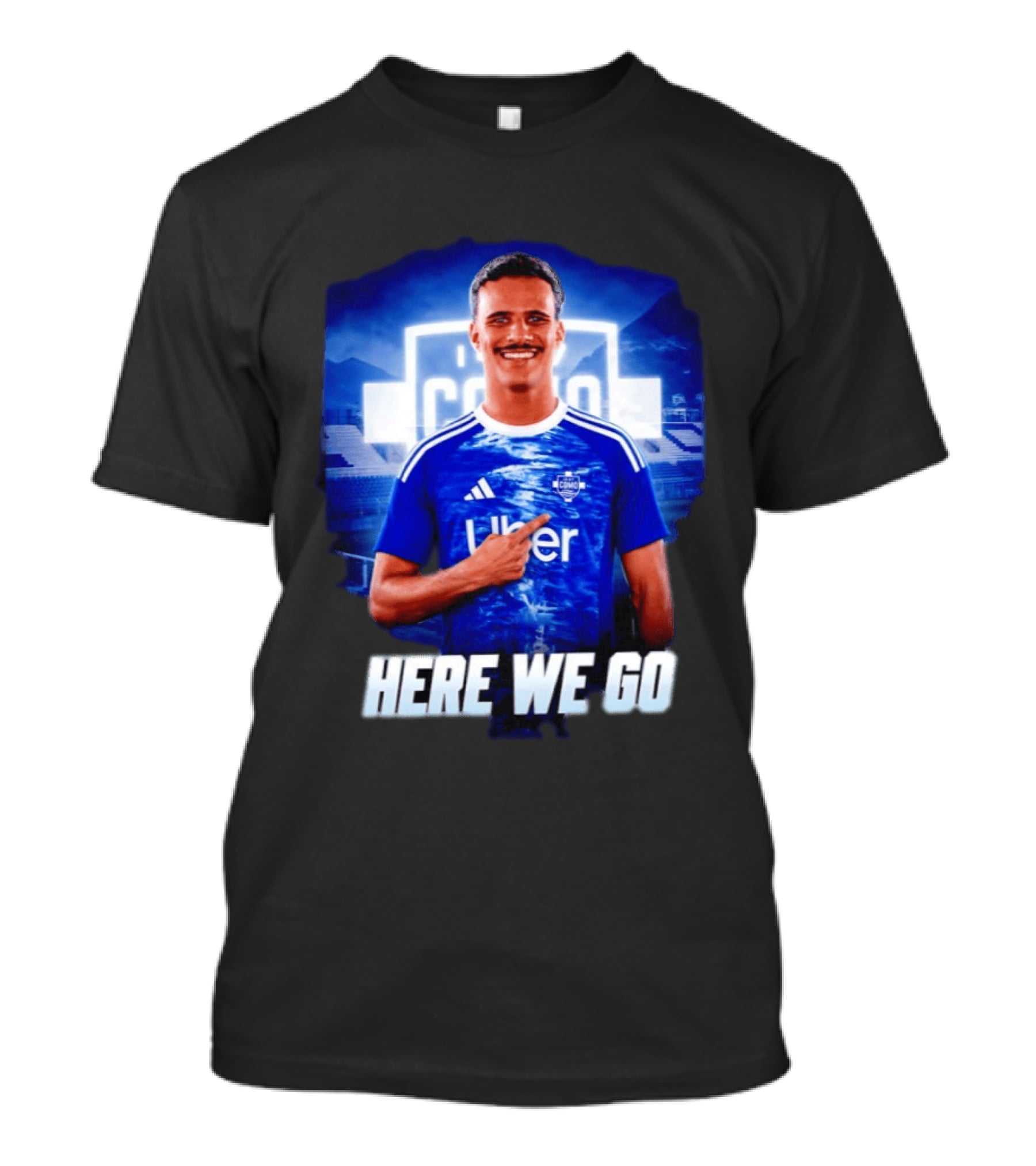 Here We Go Kaiki Bruno Uber Como Soccer T-Shirt