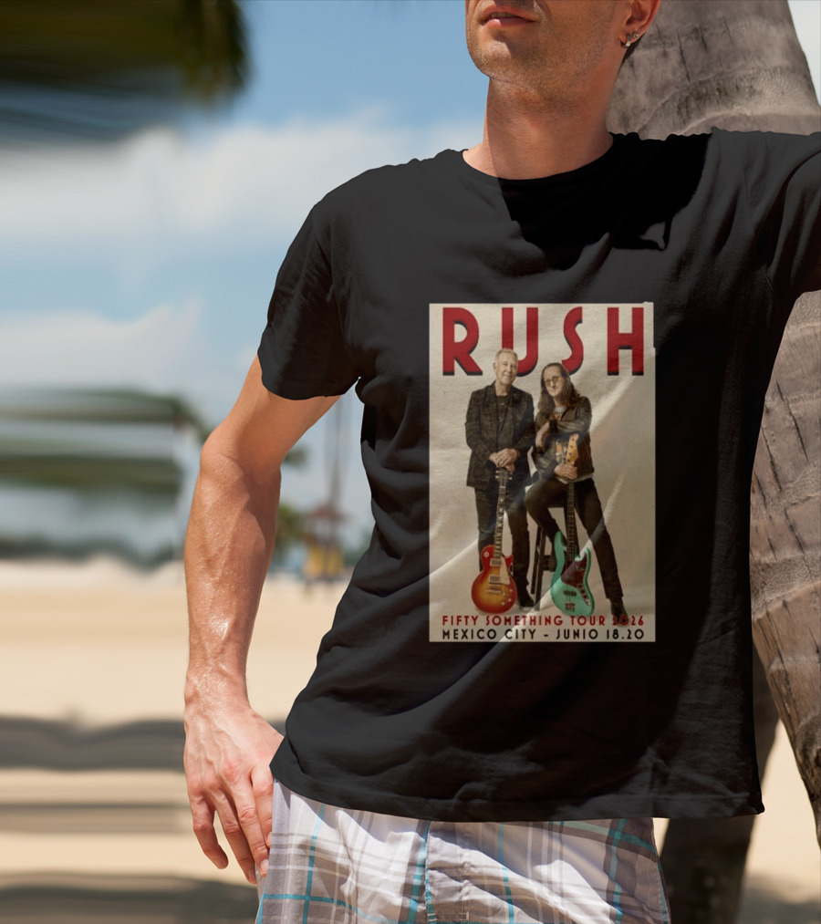 RUSH Mexico City Fifty Catfifty June 19 2026 Show T-Shirt