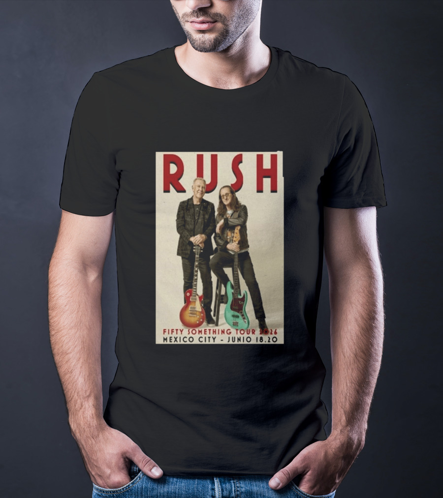 RUSH Mexico City Fifty Catfifty June 19 2026 Show T-Shirt