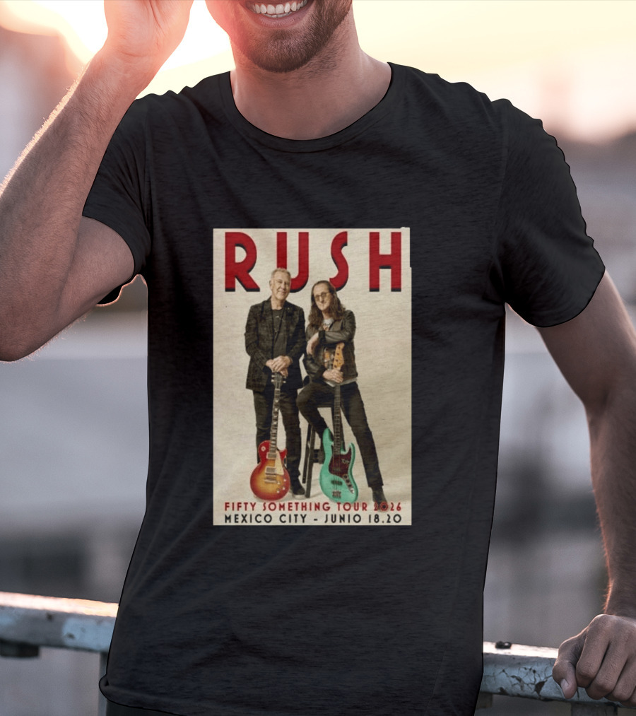 RUSH Mexico City Fifty Catfifty June 19 2026 Show T-Shirt