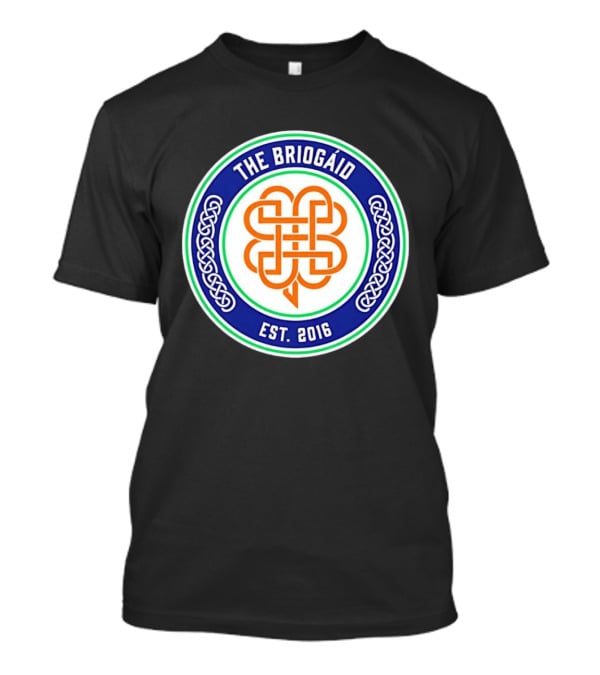 The Briogáid Celtic Knot Emblem EST 2016 T-Shirt