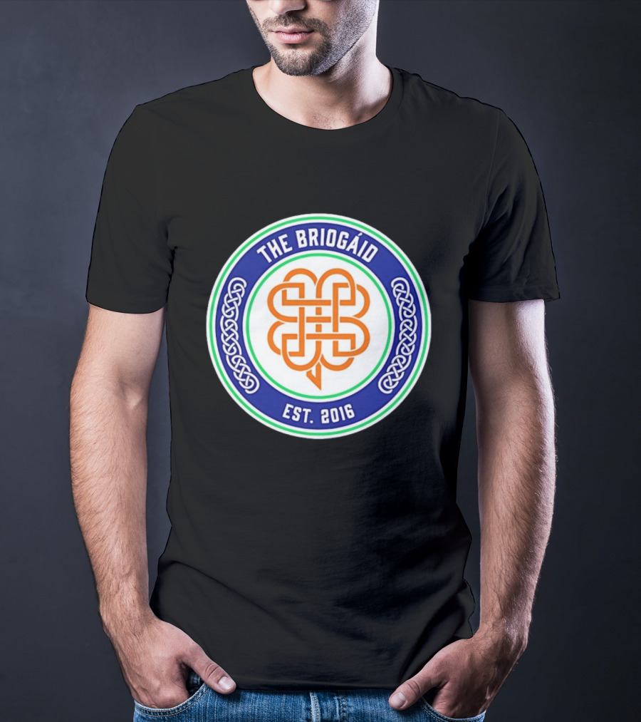 The Briogáid Celtic Knot Emblem EST 2016 T-Shirt