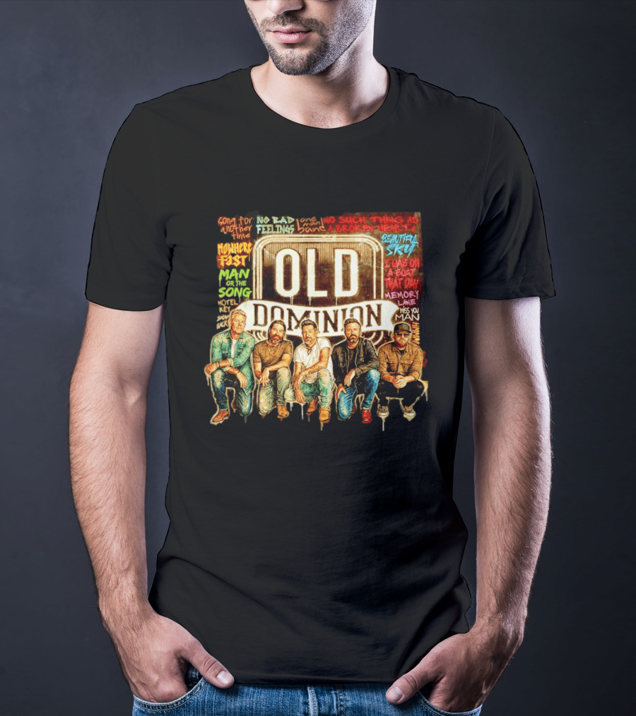 Old Dominion No Bad Feelings Song For Another Time Beautiful Sky Country Music T-Shirt