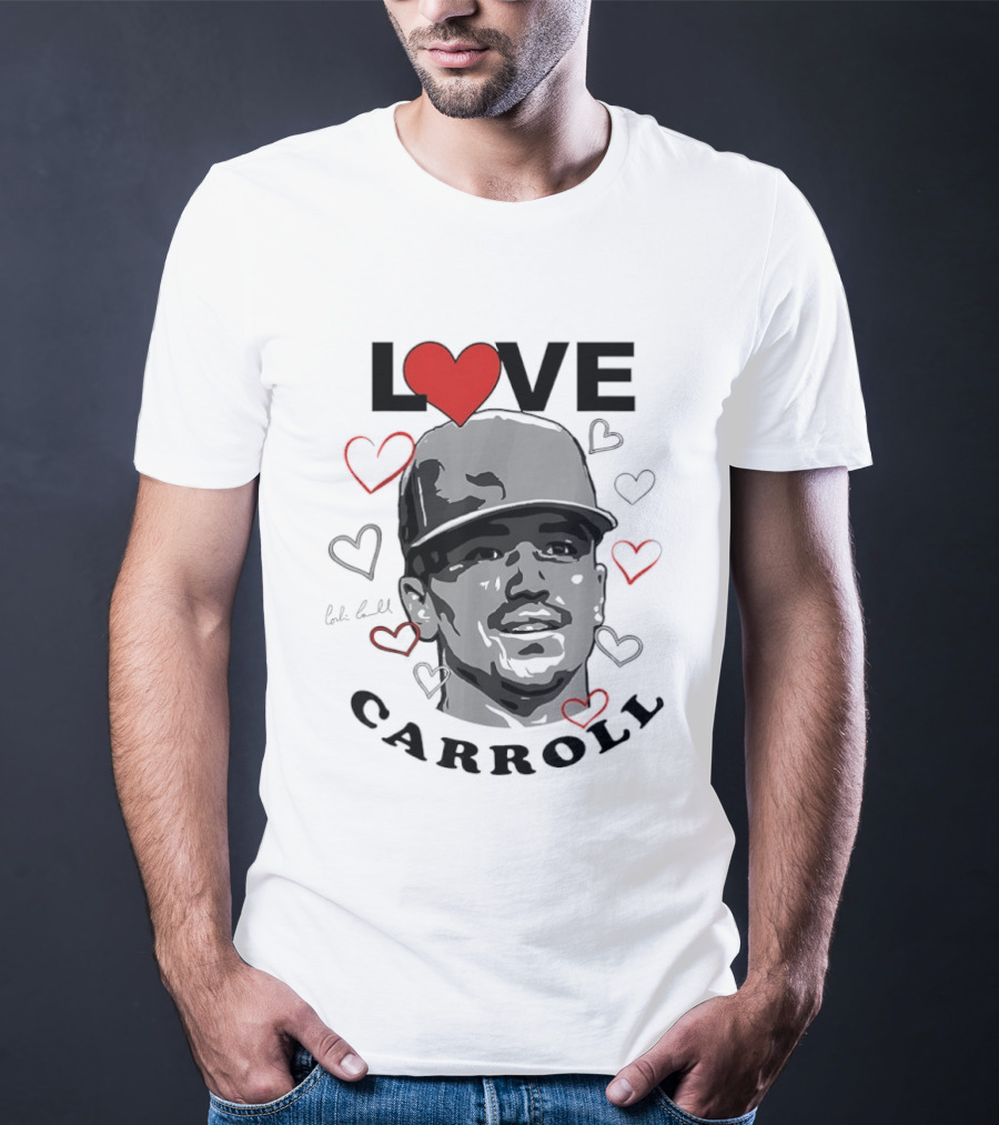 Love Corbin Carroll Heart Baseball Arizona Diamondbacks T-Shirt
