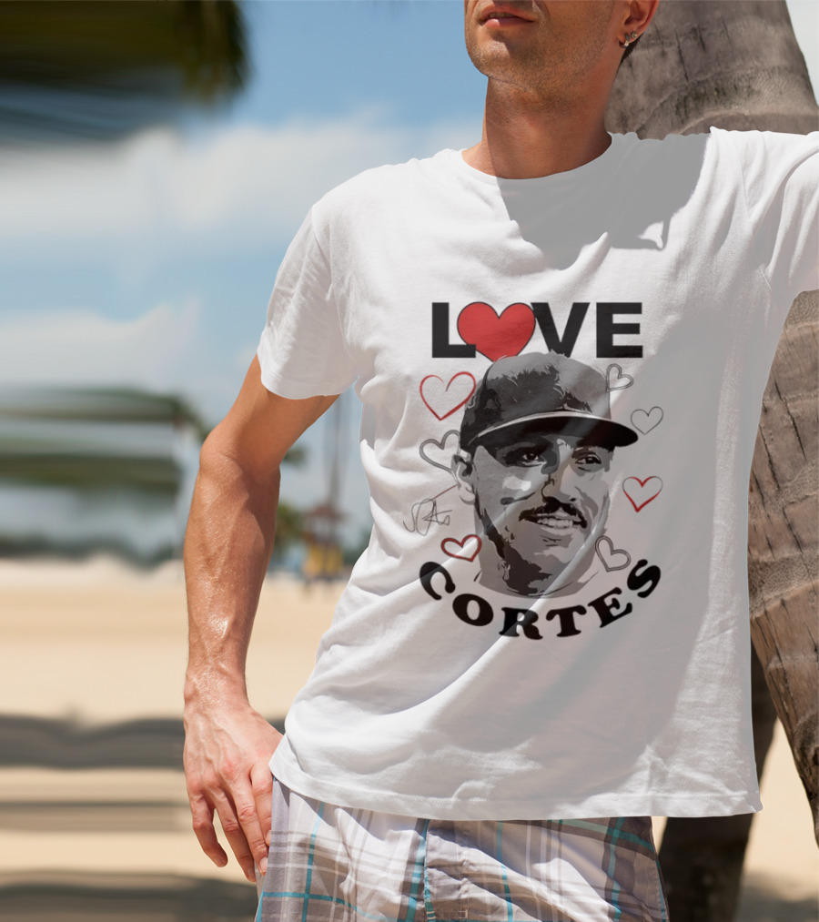 Love Nestor Cortes Yankees Baseball Heart T-Shirt