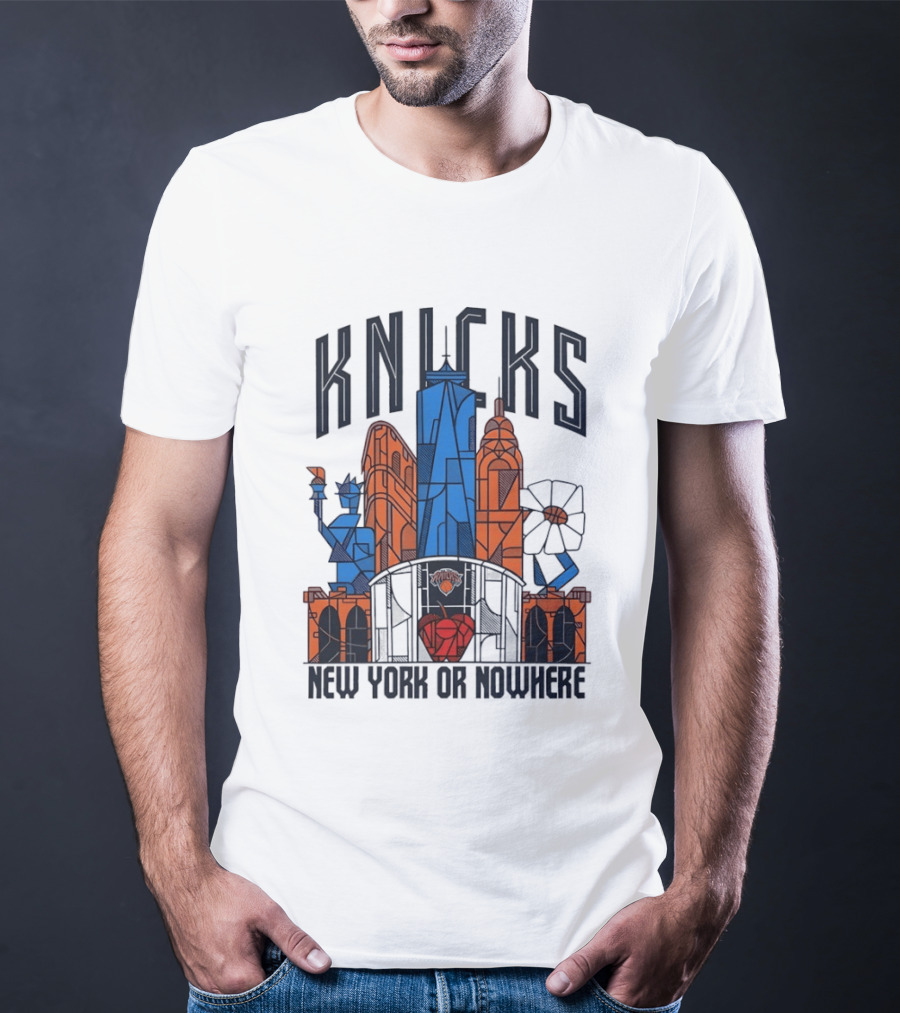 Knicks New York Or Nowhere Skyline 2026 T-Shirt