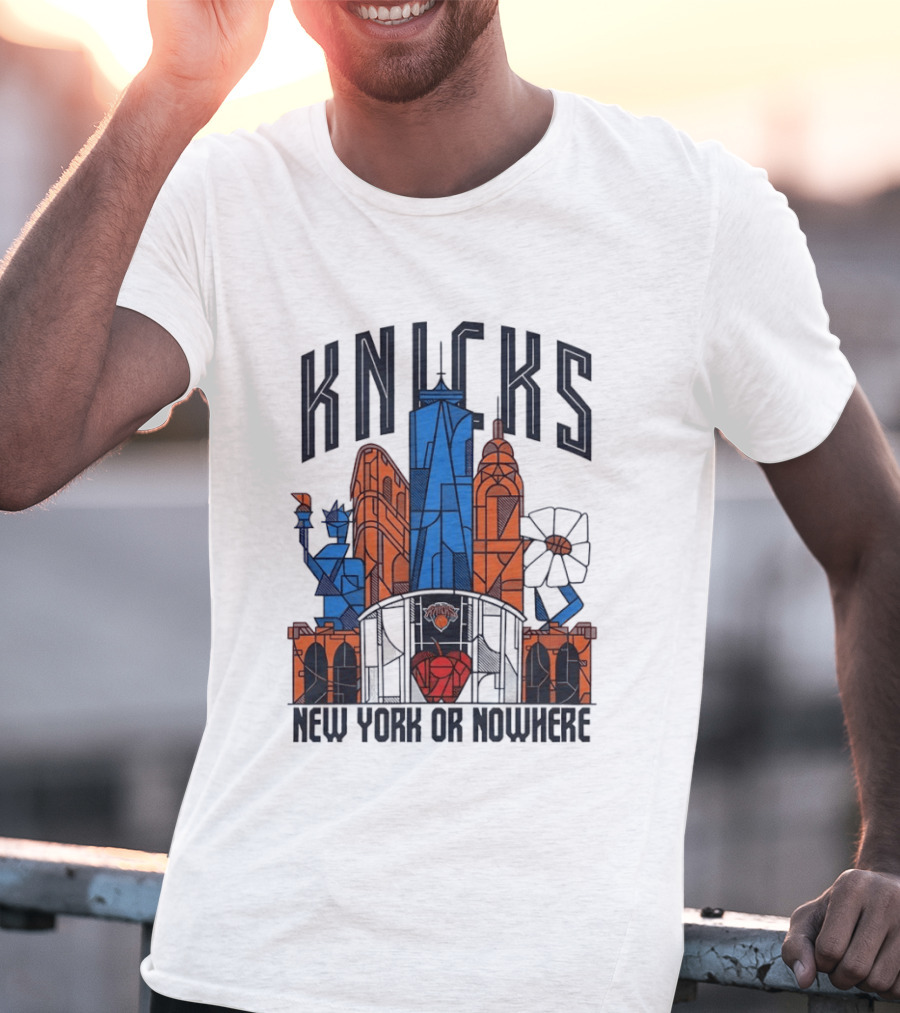 Knicks New York Or Nowhere Skyline 2026 T-Shirt