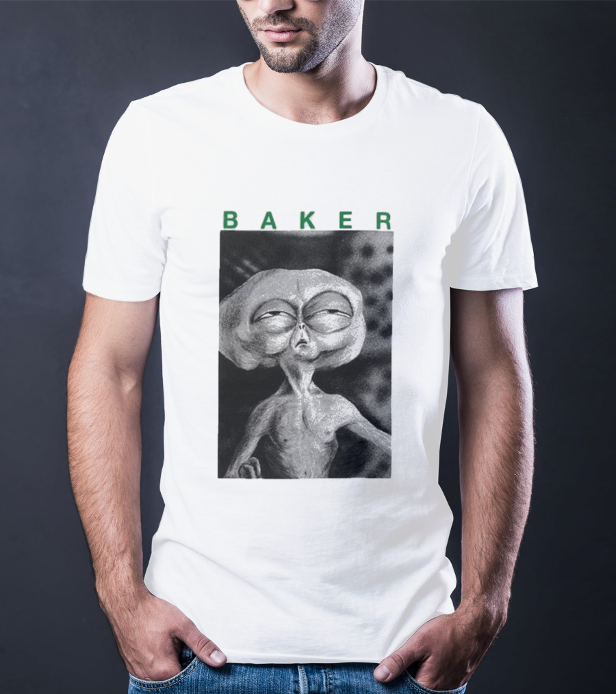 Note Baker Alien Block Busters Extraterrestrial T-Shirt