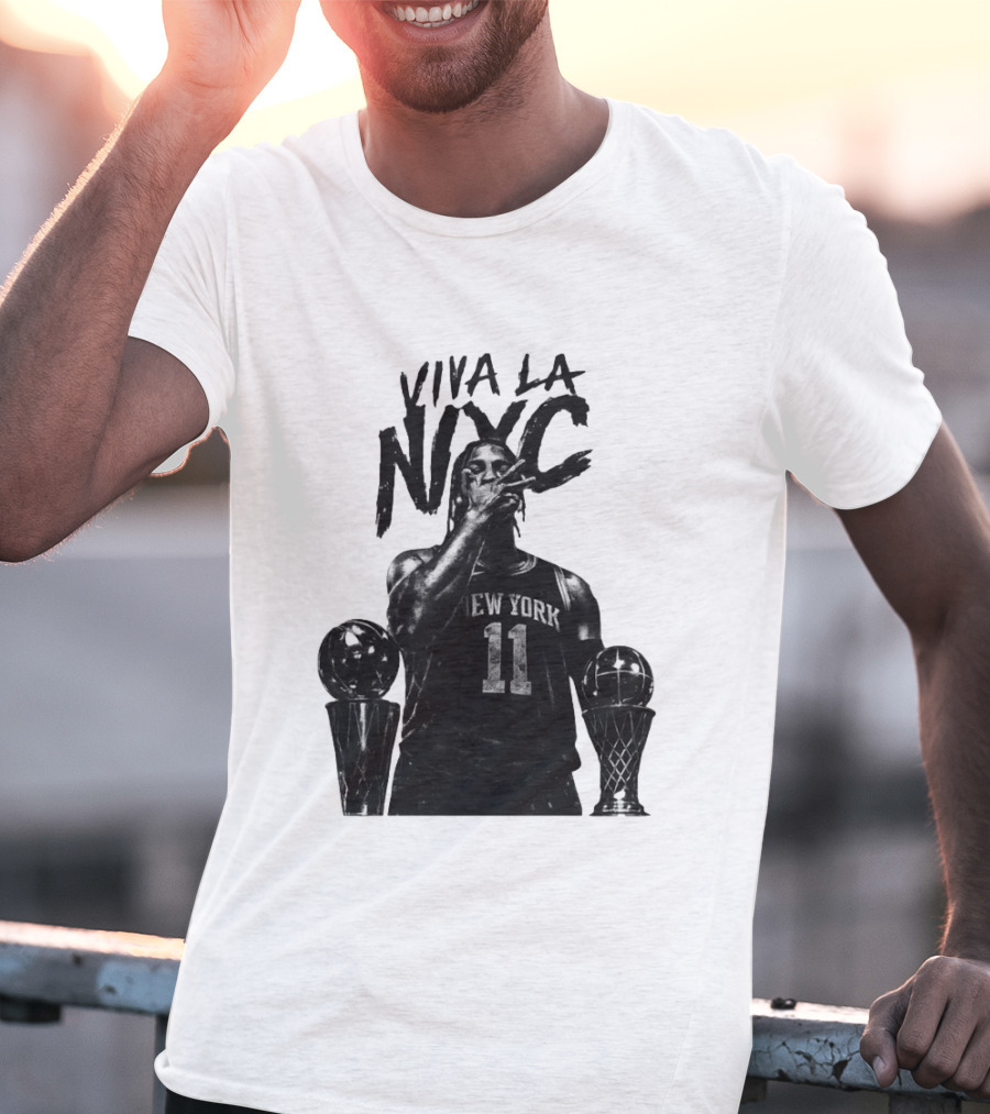 Viva La NYC Jalen Brunson 11 New York Knicks Basketball Player T-Shirt