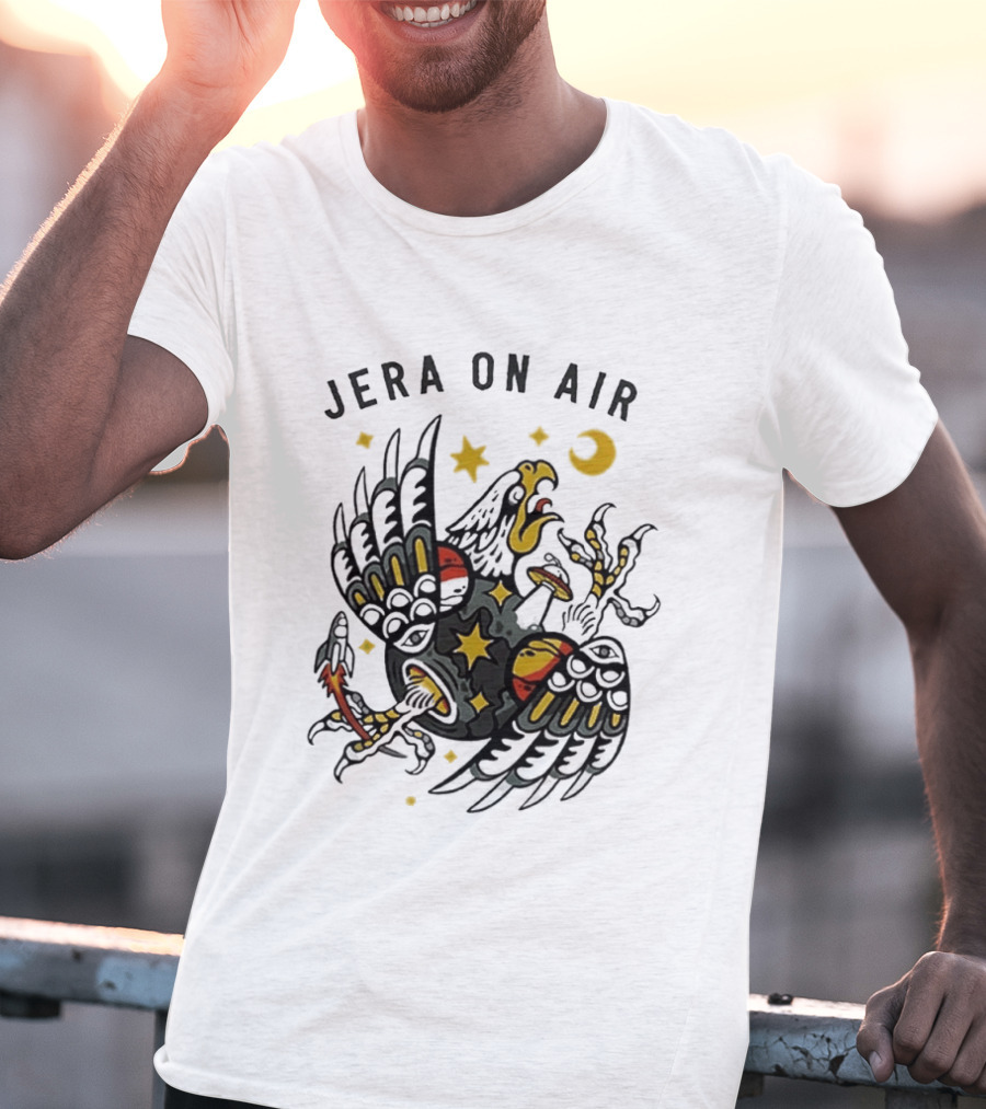 Jera On Air 2026 Festival Ysselsteyn Netherlands June 25 26 27 Mythical Eagle Stars Moon T-Shirt