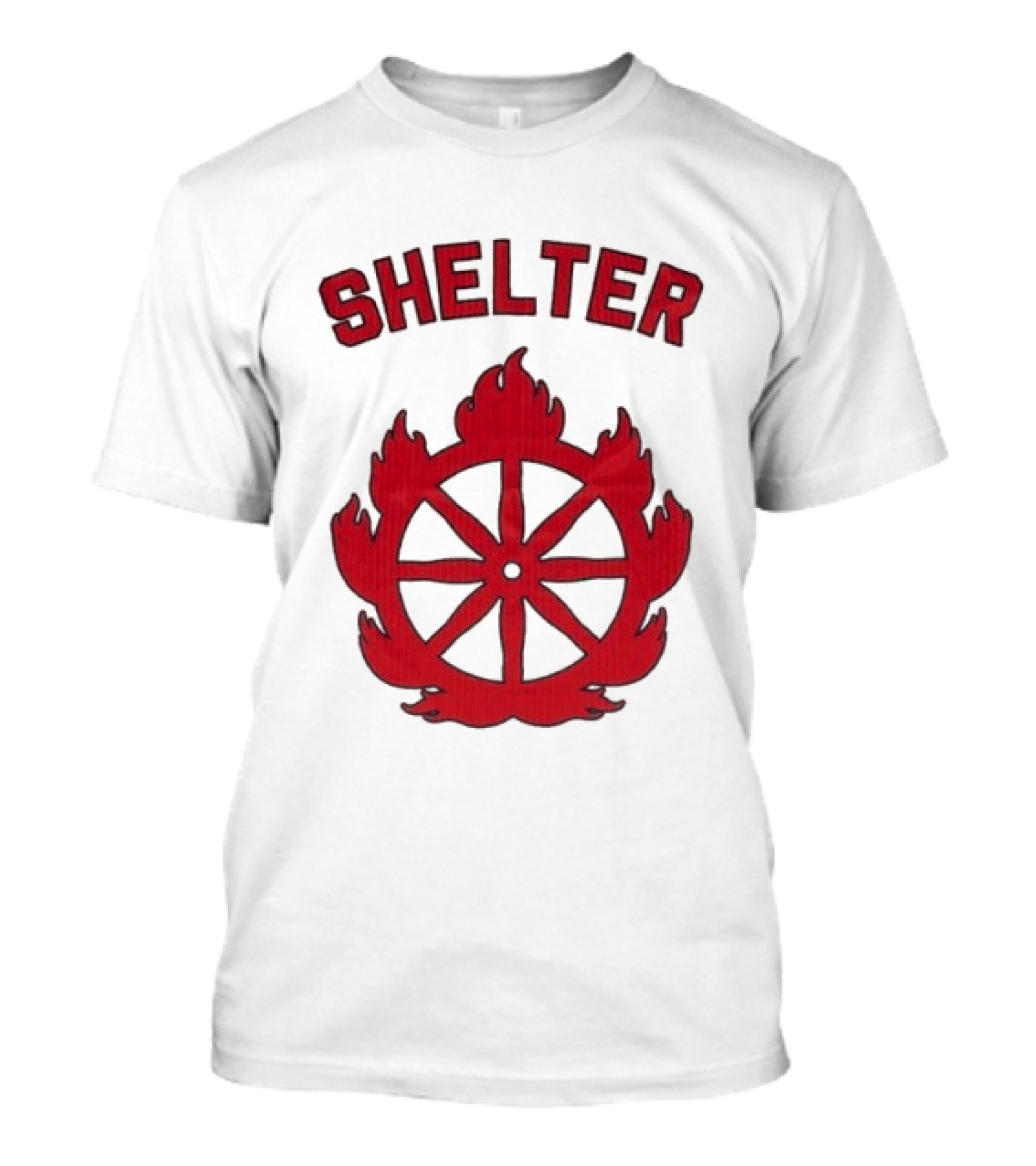Shelter Mantra 95 Flaming Wheel T-Shirt