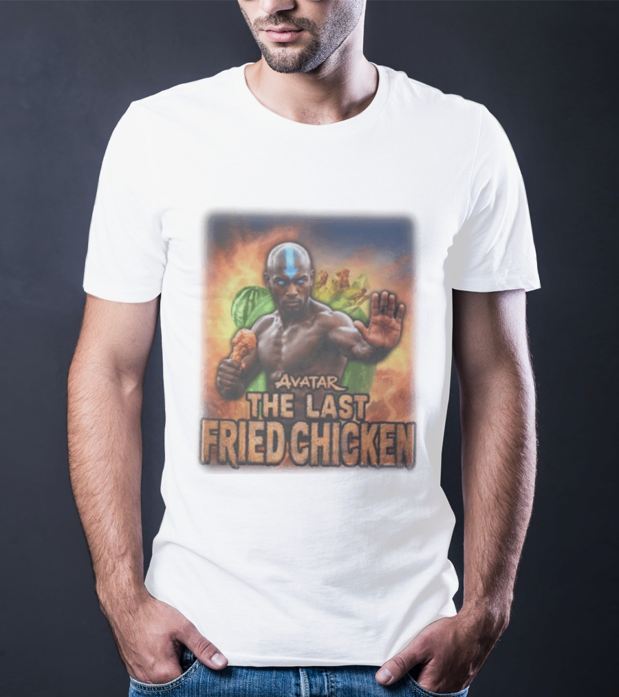 Avatar The Last Fried Chicken Parody Humor Martial Arts Mashup T-Shirt