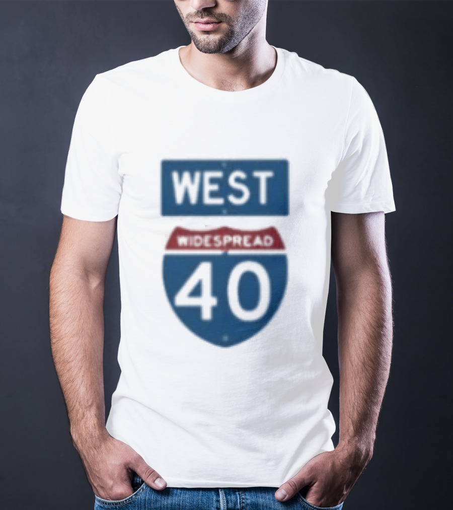 Goin' Out West Tour Summer 2026 Widespread 40 Interstate T-Shirt