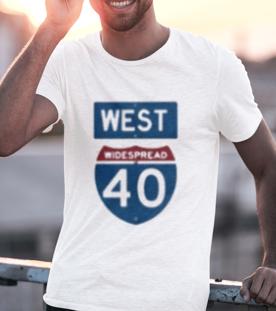 Goin' Out West Tour Summer 2026 Widespread 40 Interstate T-Shirt