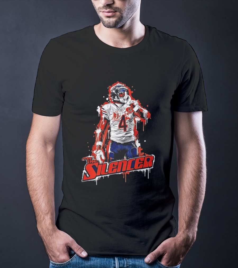The Silencer Number 4 Chicago Football Player T-Shirt