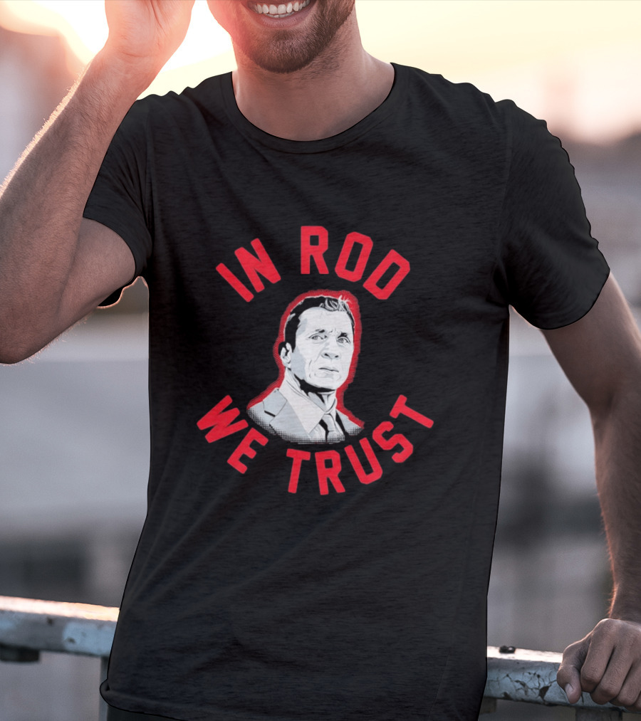 In Rod We Trust Rod Brind'Amour Head Coach Of Carolina Hurricanes T-Shirt