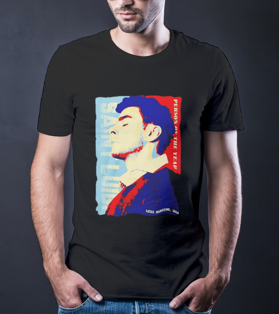 Saint Luigi Mangione 2024 Person Of The Year T-Shirt