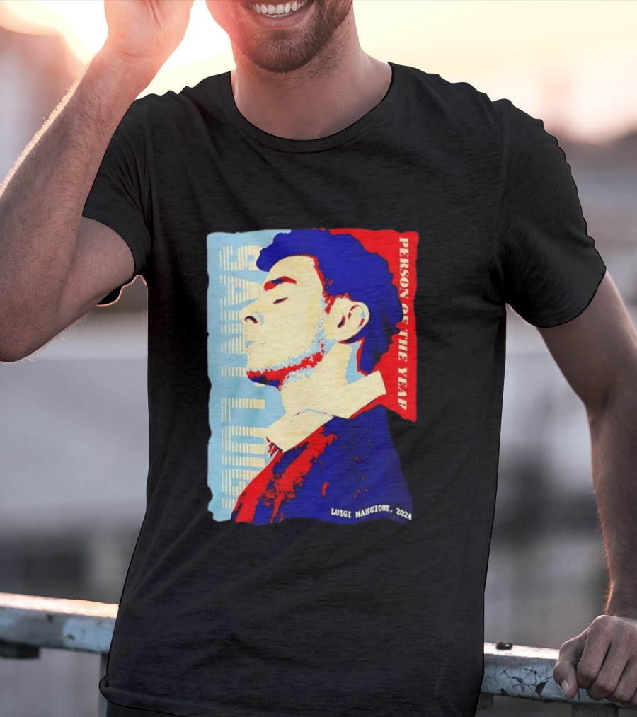 Saint Luigi Mangione 2024 Person Of The Year T-Shirt