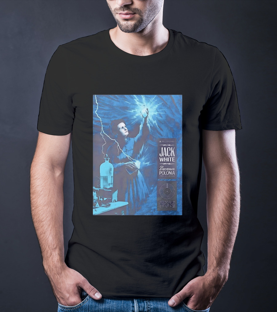 Jack White Marie Curie Warsaw Polonia 2026 Klub Stodola Event T-Shirt