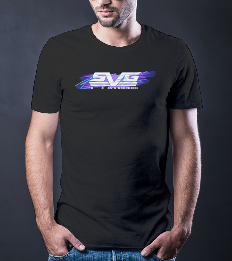 Shane Van Gisbergen SVG Stripe Racing Style Purple And Blue T-Shirt
