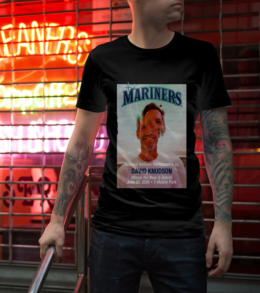 Mariners National Anthem Performance David Knudson June 20 2026 Mobile Park T-Shirt
