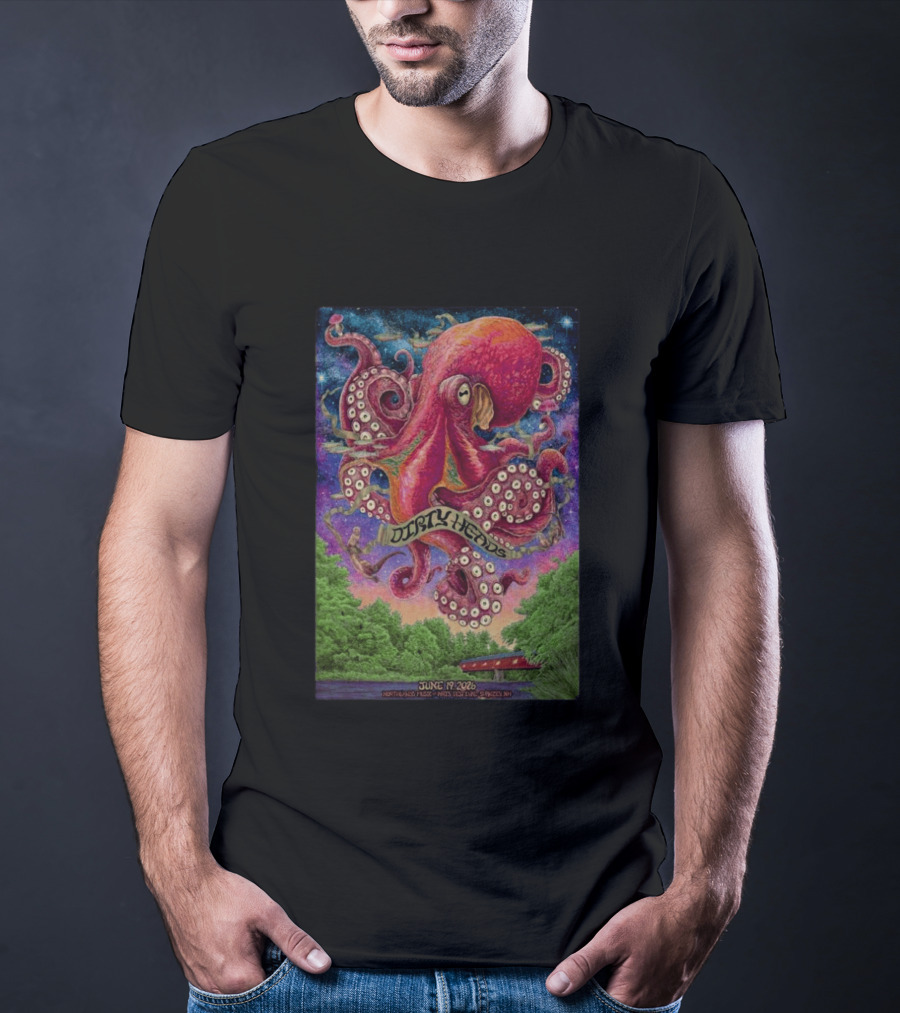 Dirty Heads Northlands Music June 19 2026 Swanzey NH Octopus T-Shirt