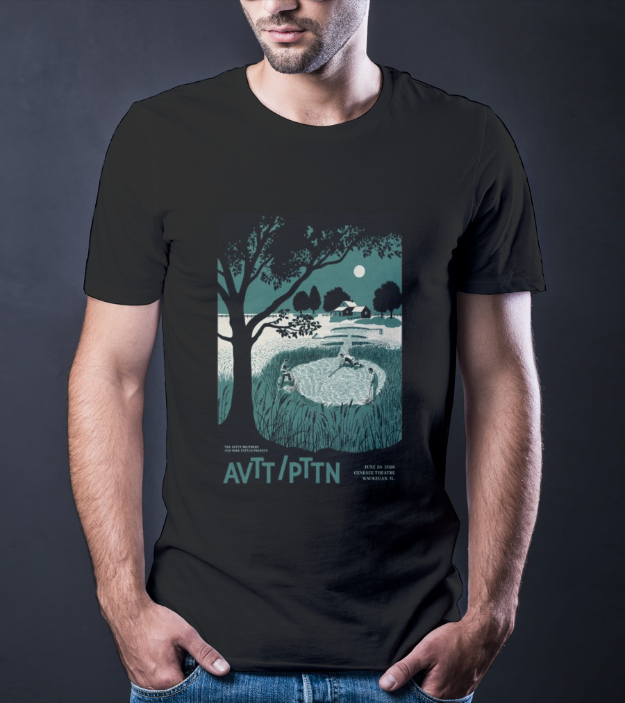 The Avett Brothers And Nikki Patton Waukegan IL Genesee Theatre June 20 2026 T-Shirt