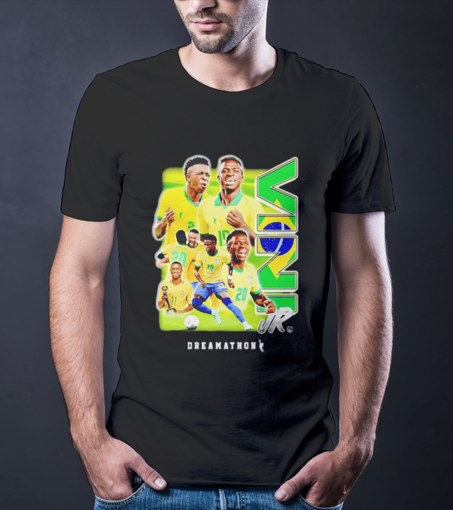 Vini Jr Brazil Dreamathon Soccer Moments T-Shirt