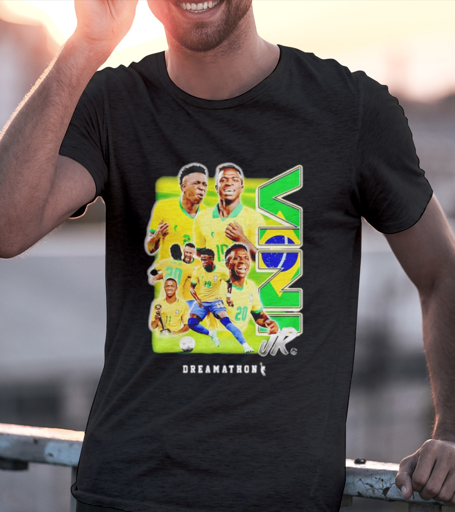 Vini Jr Brazil Dreamathon Soccer Moments T-Shirt