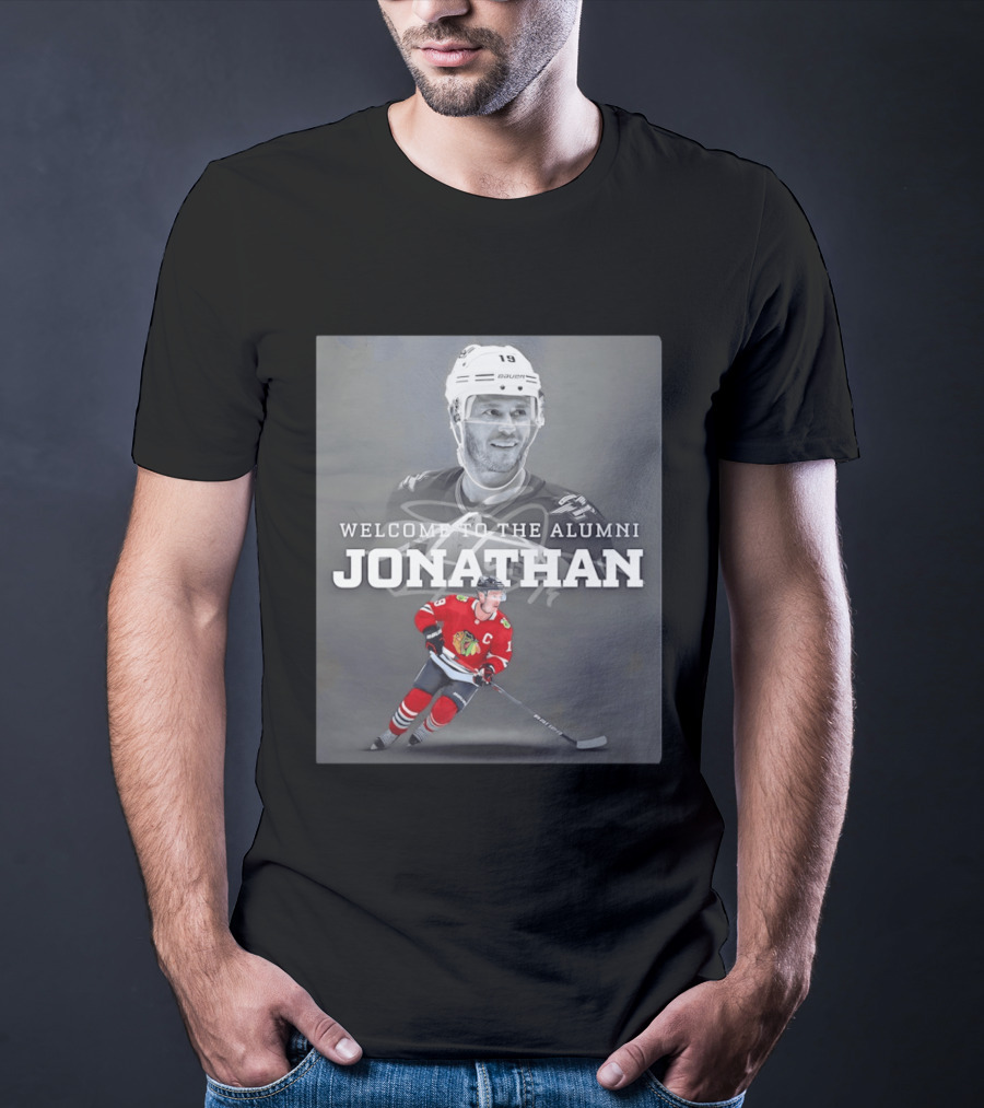 Welcome To The Alumni Jonathan Toews Chicago Hockey Legend T-Shirt