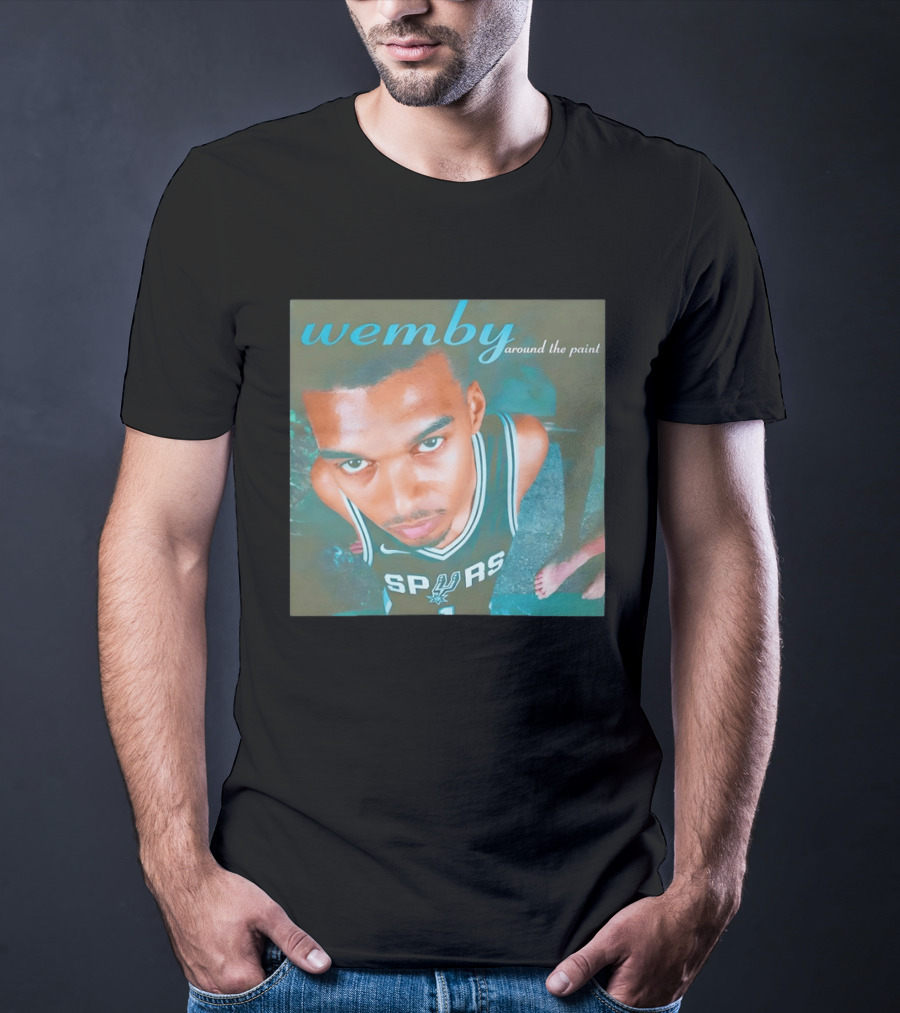 Wemby Around The Paint Victor Wembanyama San Antonio Spurs Basketball Fiesta 2026 T-Shirt