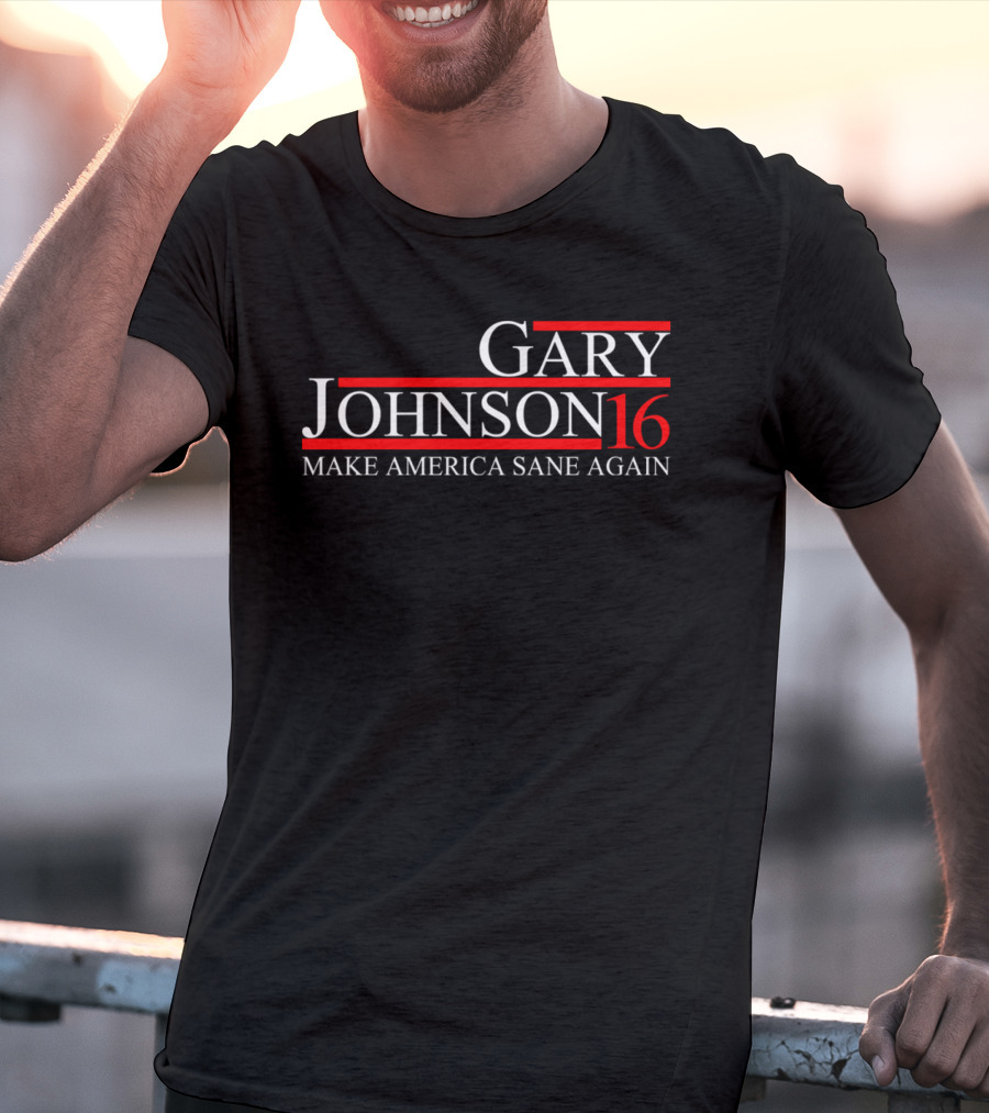 Gary Johnson 2016 Make America Sane Again T-Shirt