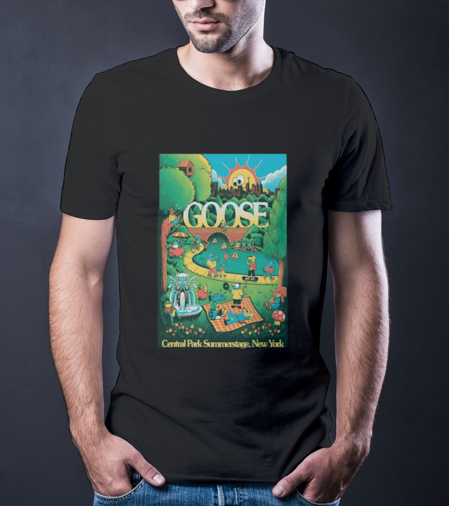 GOOSE Central Park Summerstage New York Jun 21 2026 T-Shirt