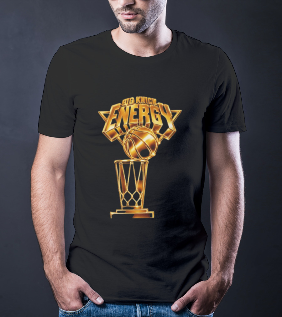 Big Knick Energy Trophy Basketball T-Shirt