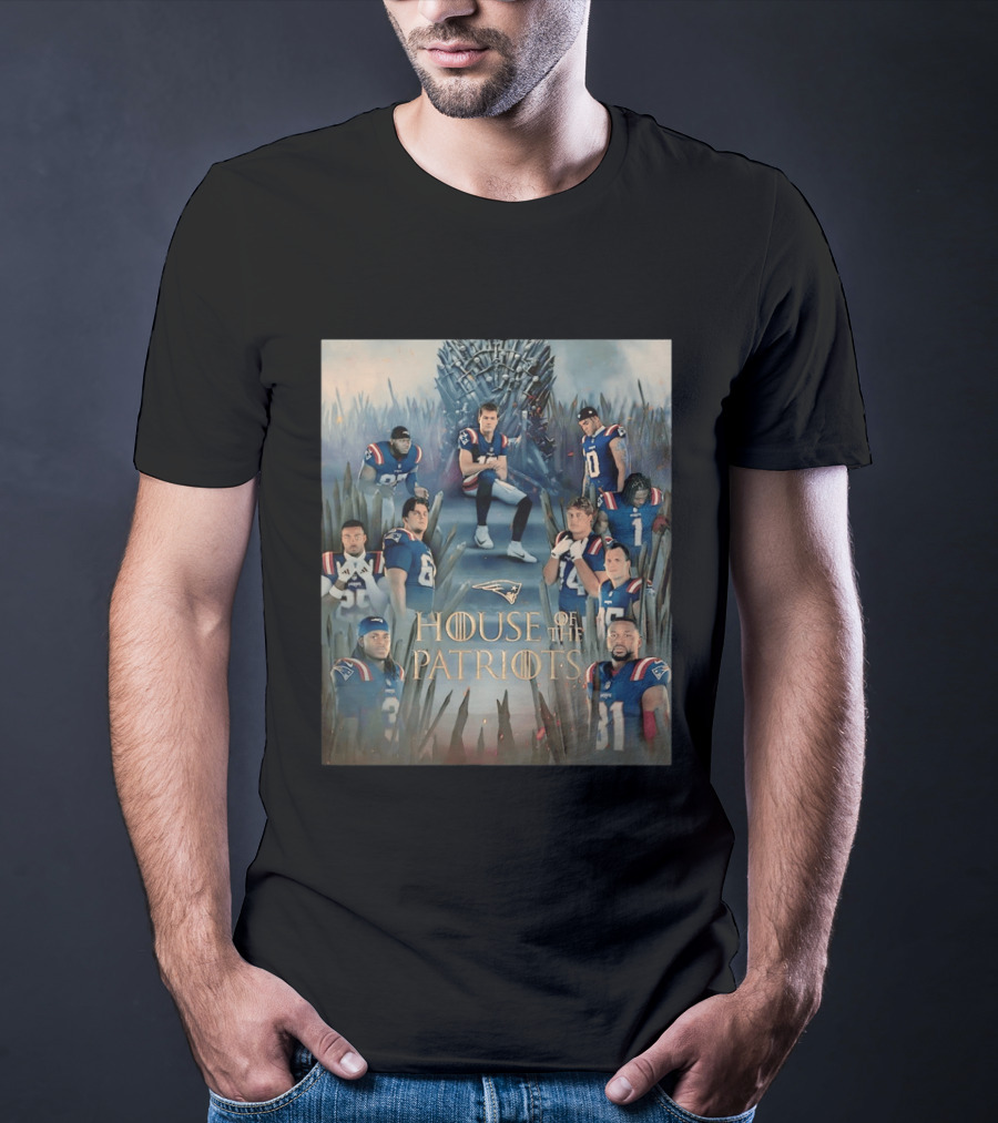 New England Patriots House Of The Dragon Crossover House Of The Patriots T-Shirt