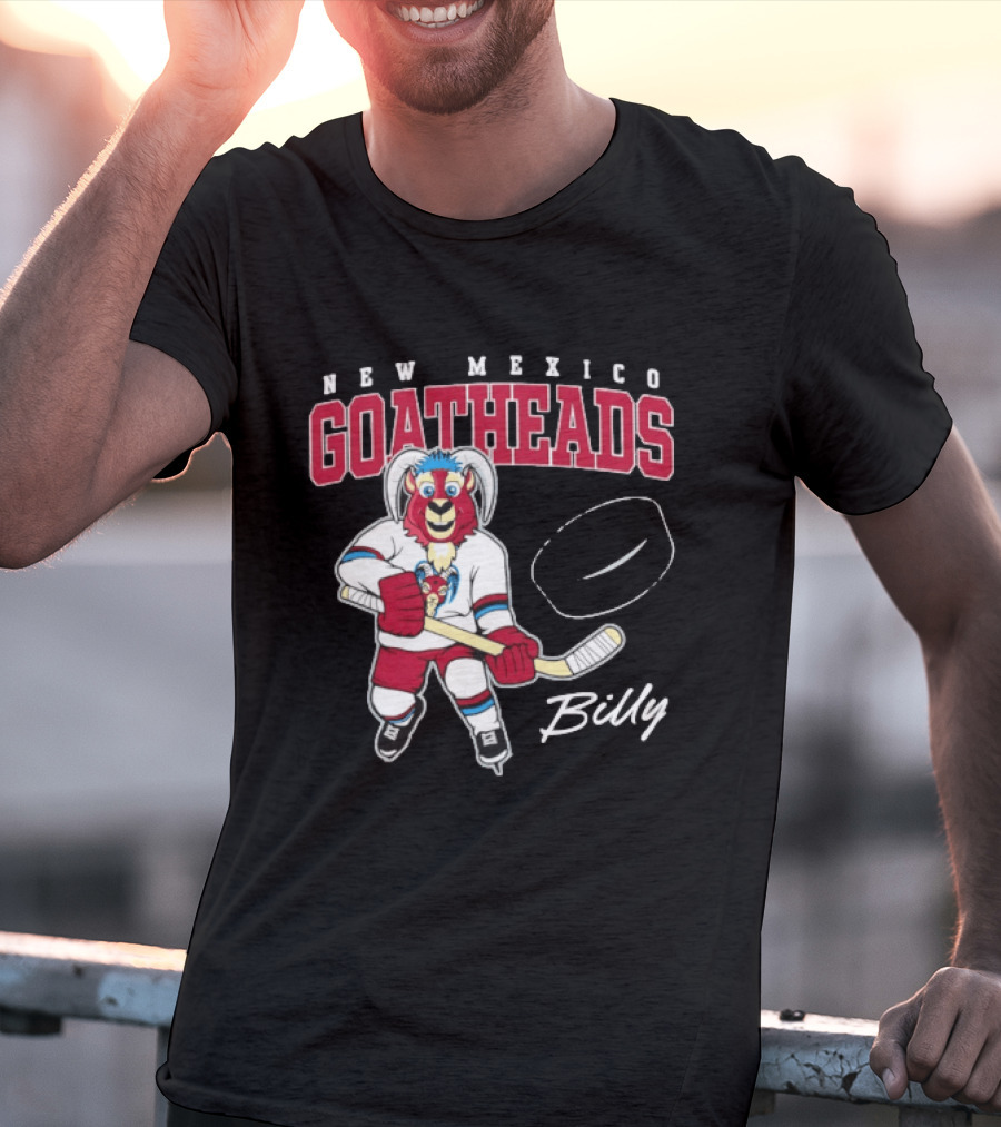 New Mexico Goatheads Billy Hockey T-Shirt
