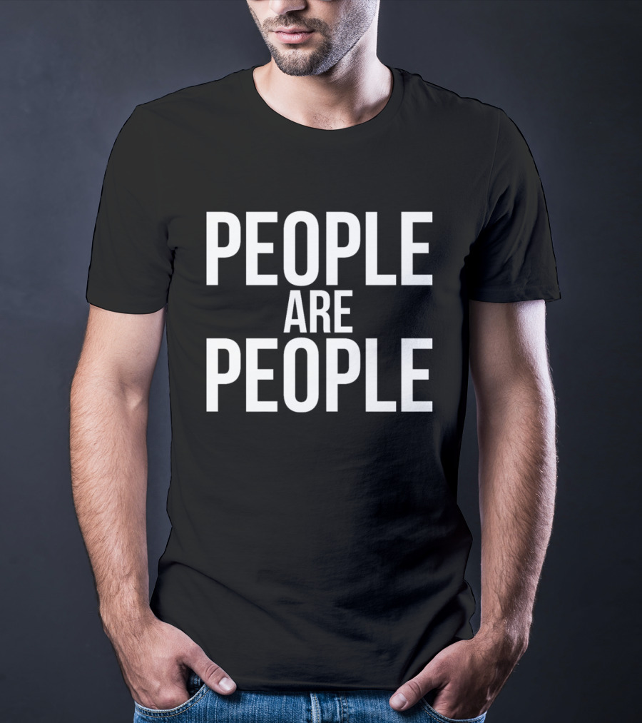 PEOPLE ARE PEOPLE Racerback T-Shirt
