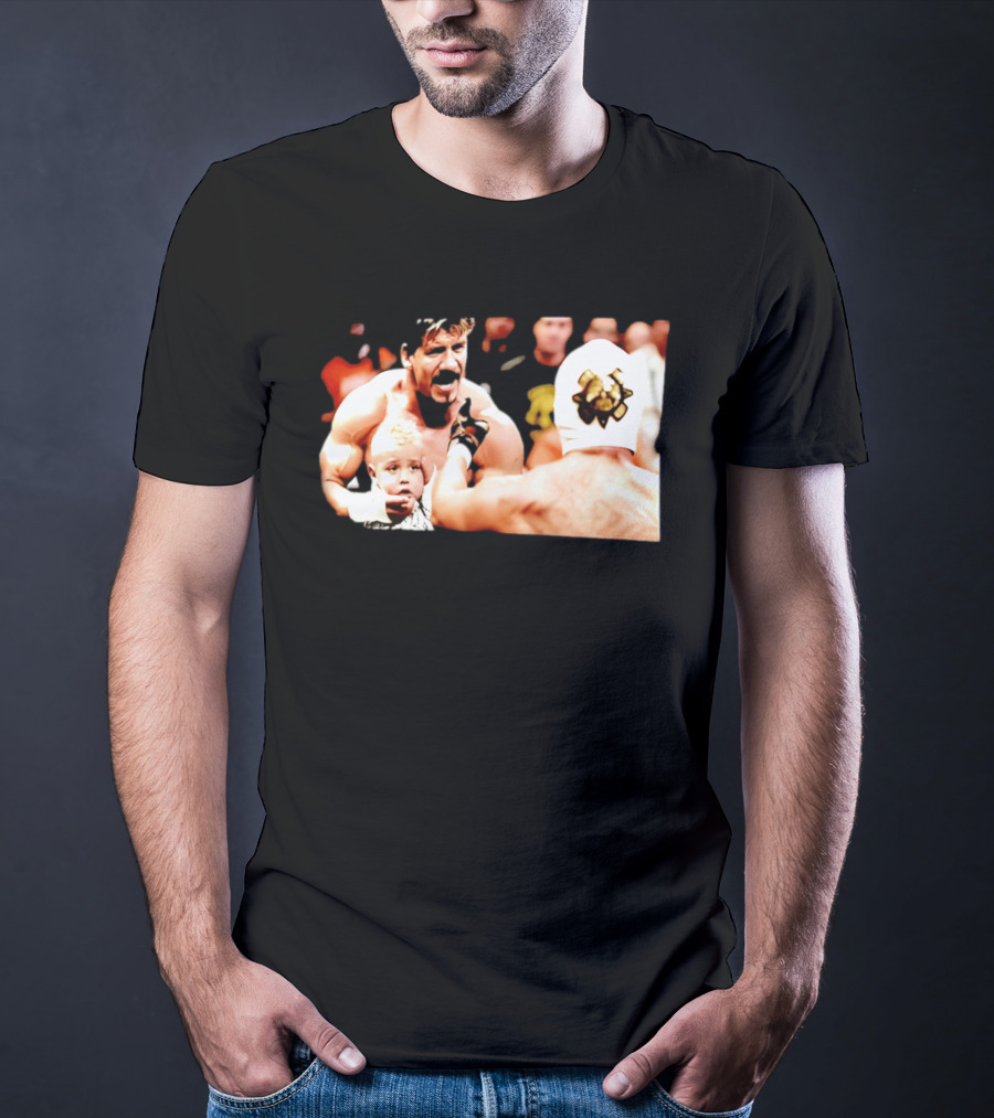 Eddie Guerrero Rey Mysterio Dominik Mysterio Custody Battle Iconic Wrestling Moment T-Shirt