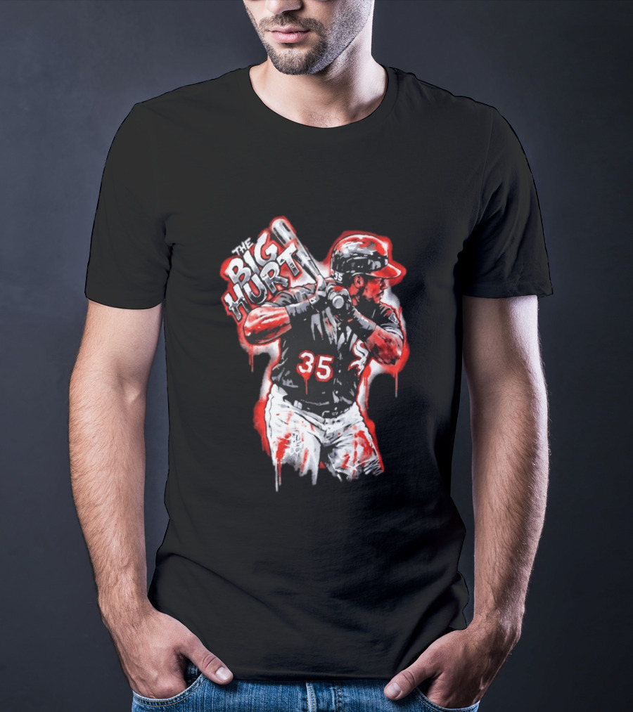 Frank Thomas The Big Hurt 35 Chicago White Sox T-Shirt