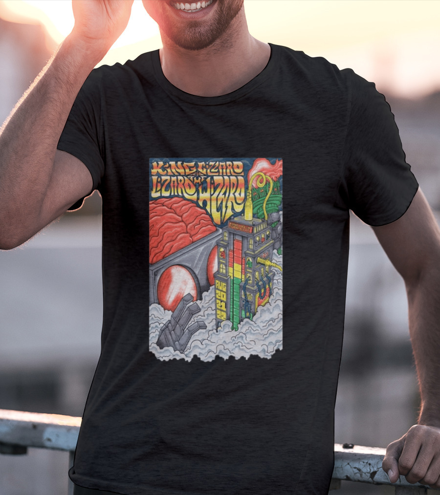 King Gizzard & The Lizard Wizard Forest Hills Stadium Queens NY August 2026 Concert T-Shirt