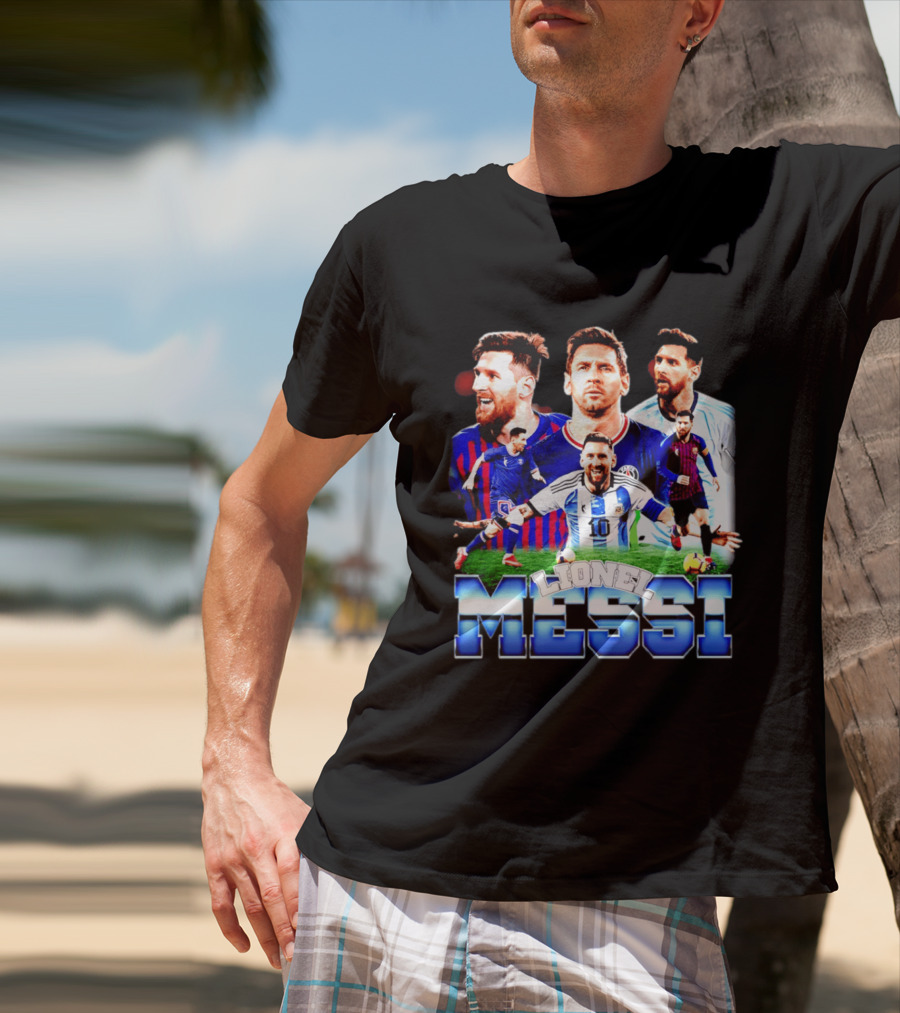 Lionel Messi Barcelona Paris Saint Germain Argentina Football Legend T-Shirt