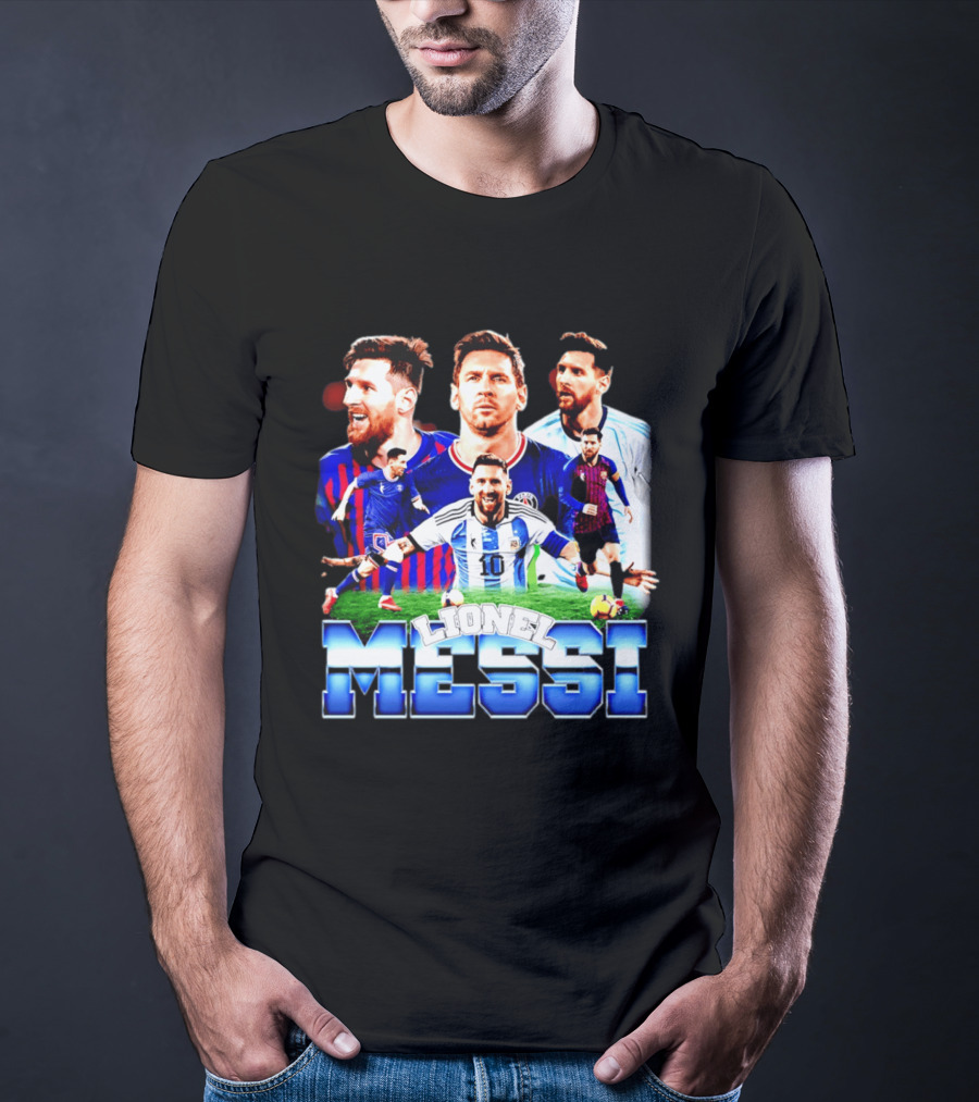 Lionel Messi Barcelona Paris Saint Germain Argentina Football Legend T-Shirt